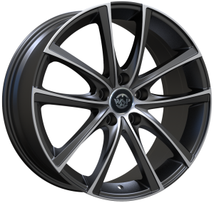 Informacin de AUDI WD001, MATT GM POLISHED, 5X112, 17 x 7.5"